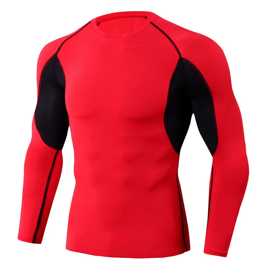 Men's Compression Under Layer Top Long Sleeve Sports - integrityhomedecor