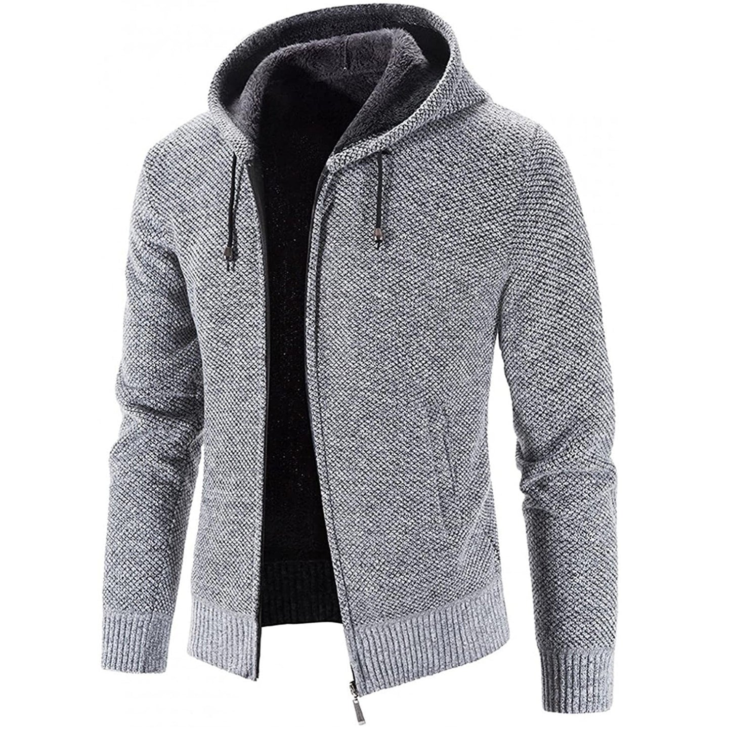 Men‘s jacket Hoodie Zipper Long Sleeve - integrityhomedecor