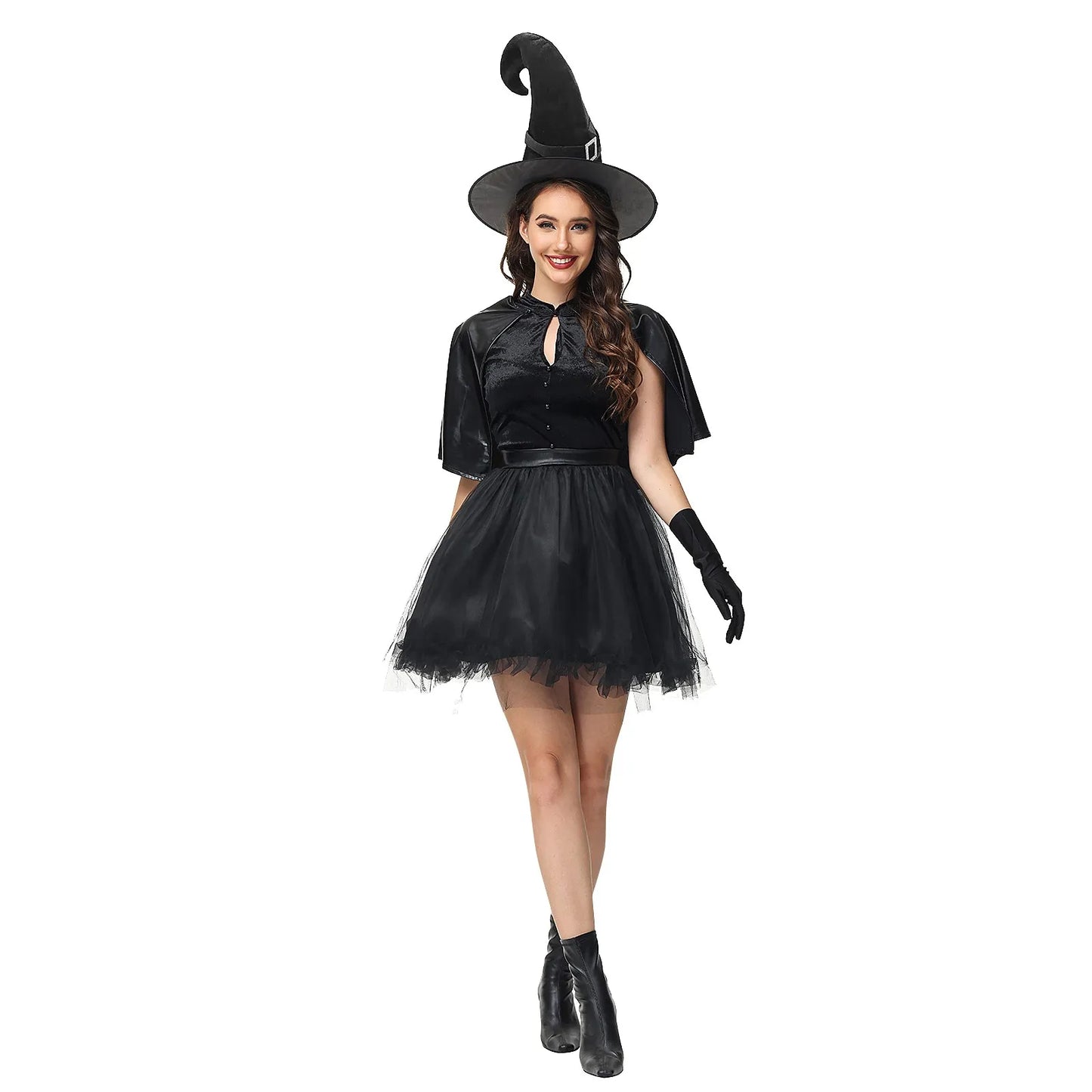 Ladies Halloween Witch Dress Costume - integrityhomedecor