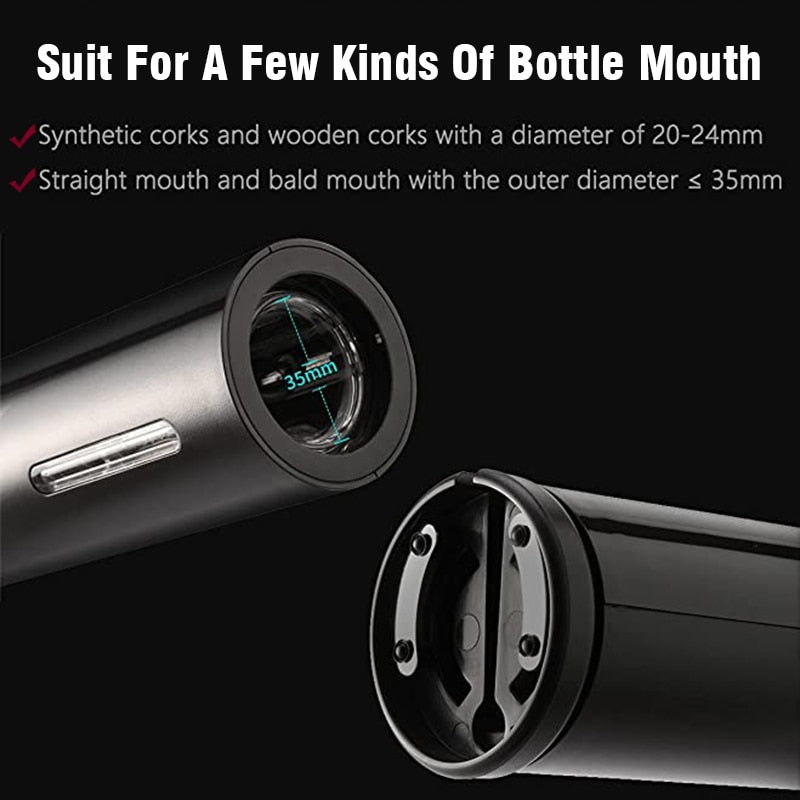 Electric Bottle Opener for Red Wine Foil Cutter Automatic Red Wine Openers Jar Opener Kitchen Accessories Gadgets Bottle Opener - integrityhomedecor