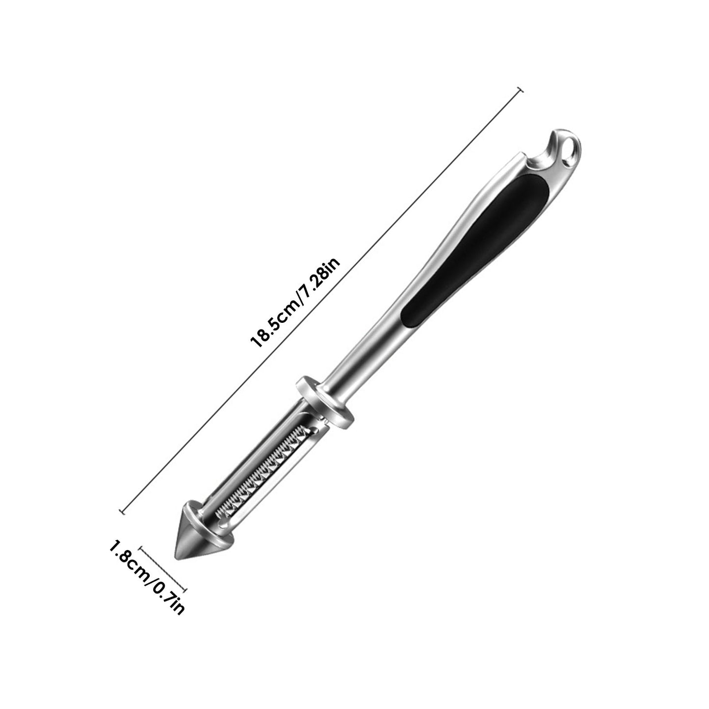 Vegetable Peeler Stainless Steel 2 In 1 Potato Peelers With Non-slip Handle Kitchen Peelers For Carrot Cucumber Gadget Vegetable - integrityhomedecor