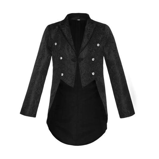 Jacket Coat For Men Tailcoat Long-Sleeve - integrityhomedecor