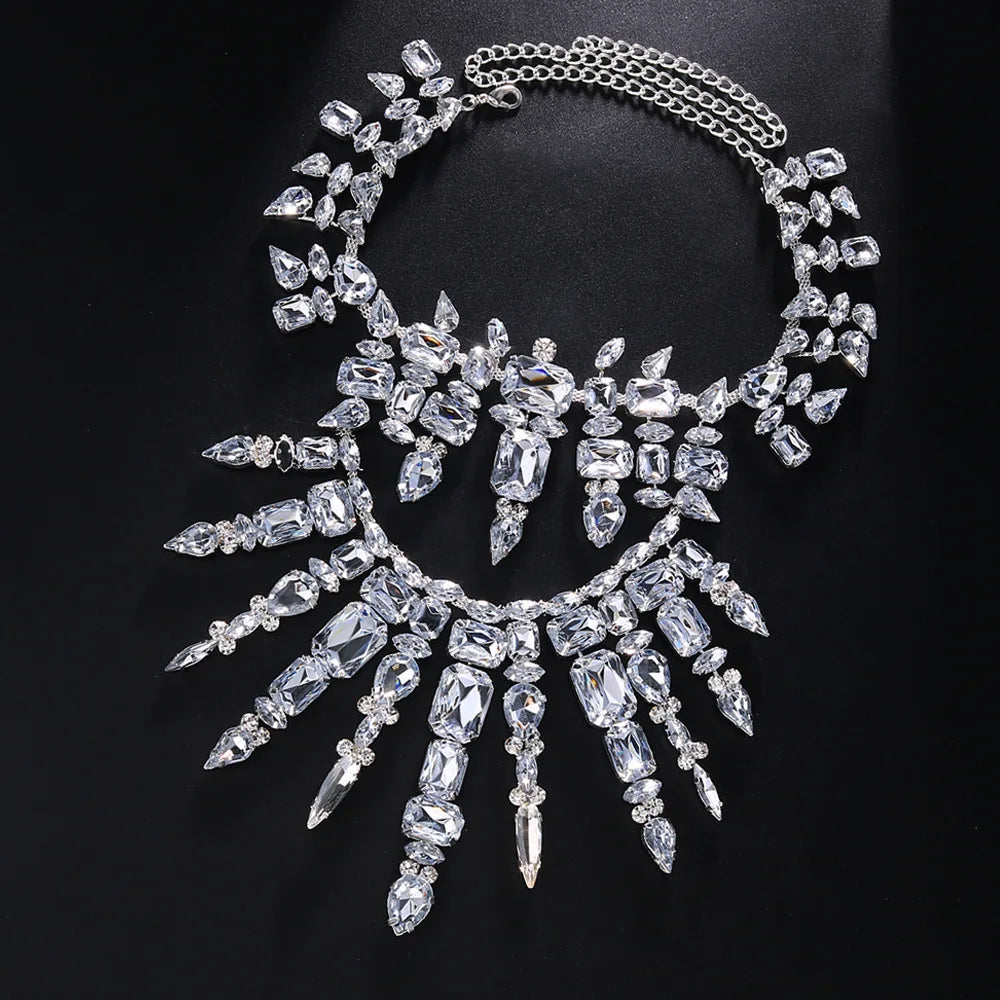 Exaggerated Choker Chain Necklace