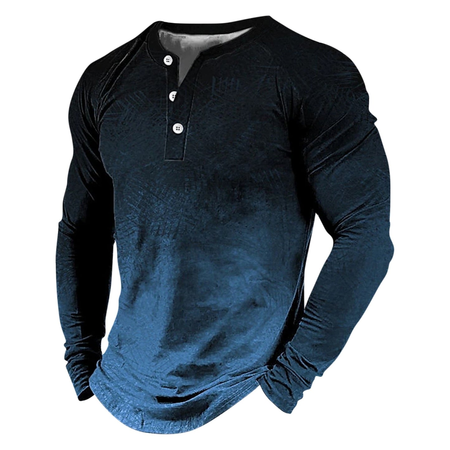 Men's Long Sleeve Solid Color Tops New Streetwear Casual Fashion - integrityhomedecor