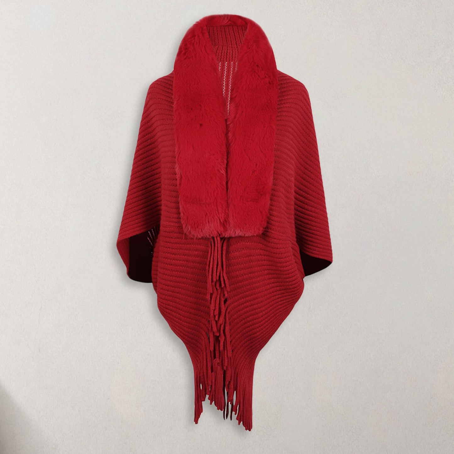 Women's Elegant Shawl V Neck Cardigan Knitted - integrityhomedecor
