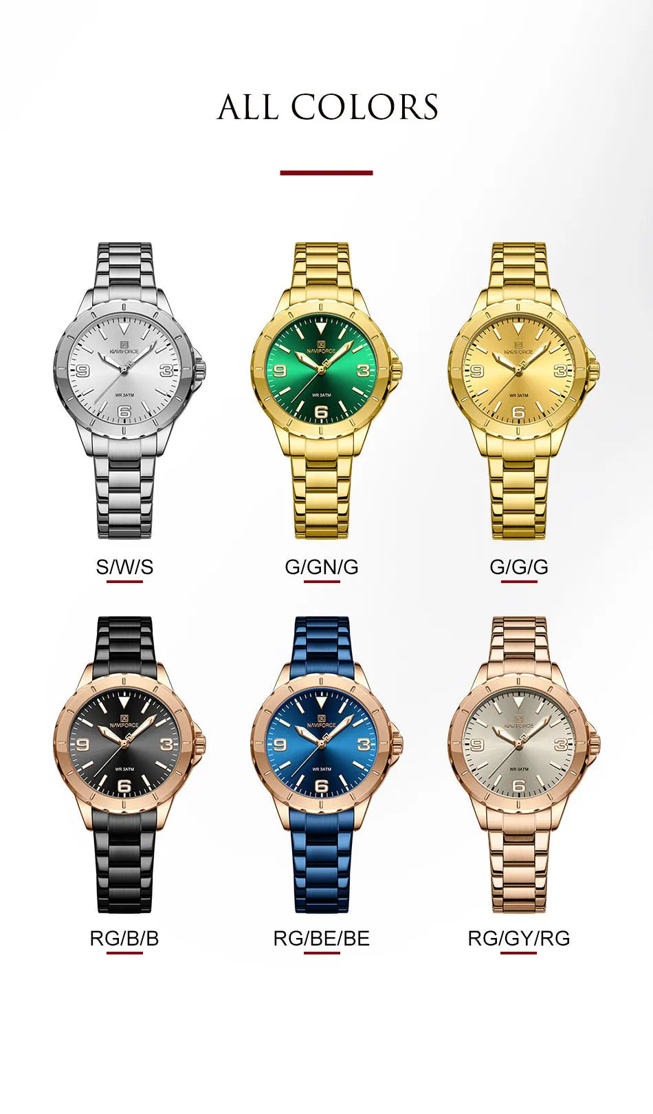 Wrist Watch Stainless steel Dress Quartz