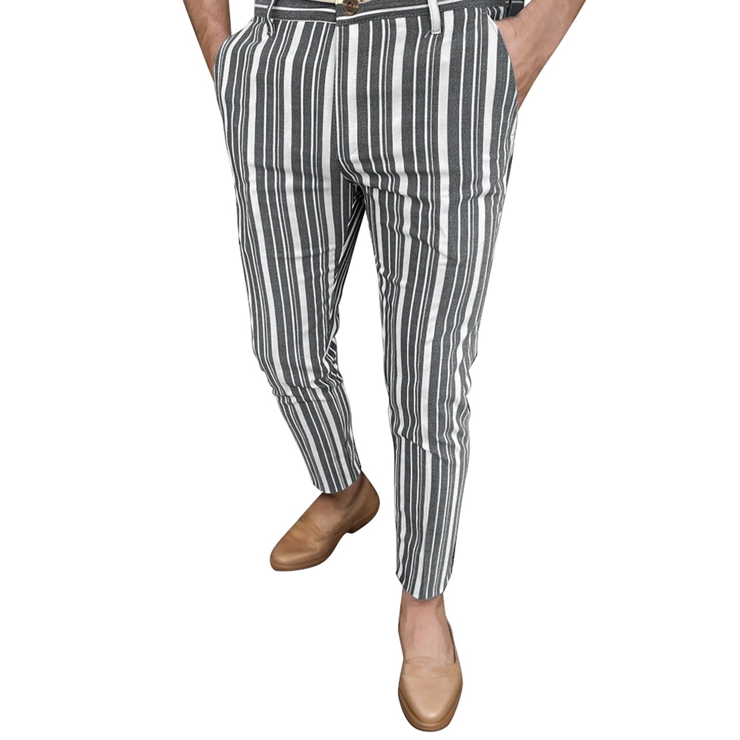 Men‘s Striped Vintage pants Loose Fit - integrityhomedecor