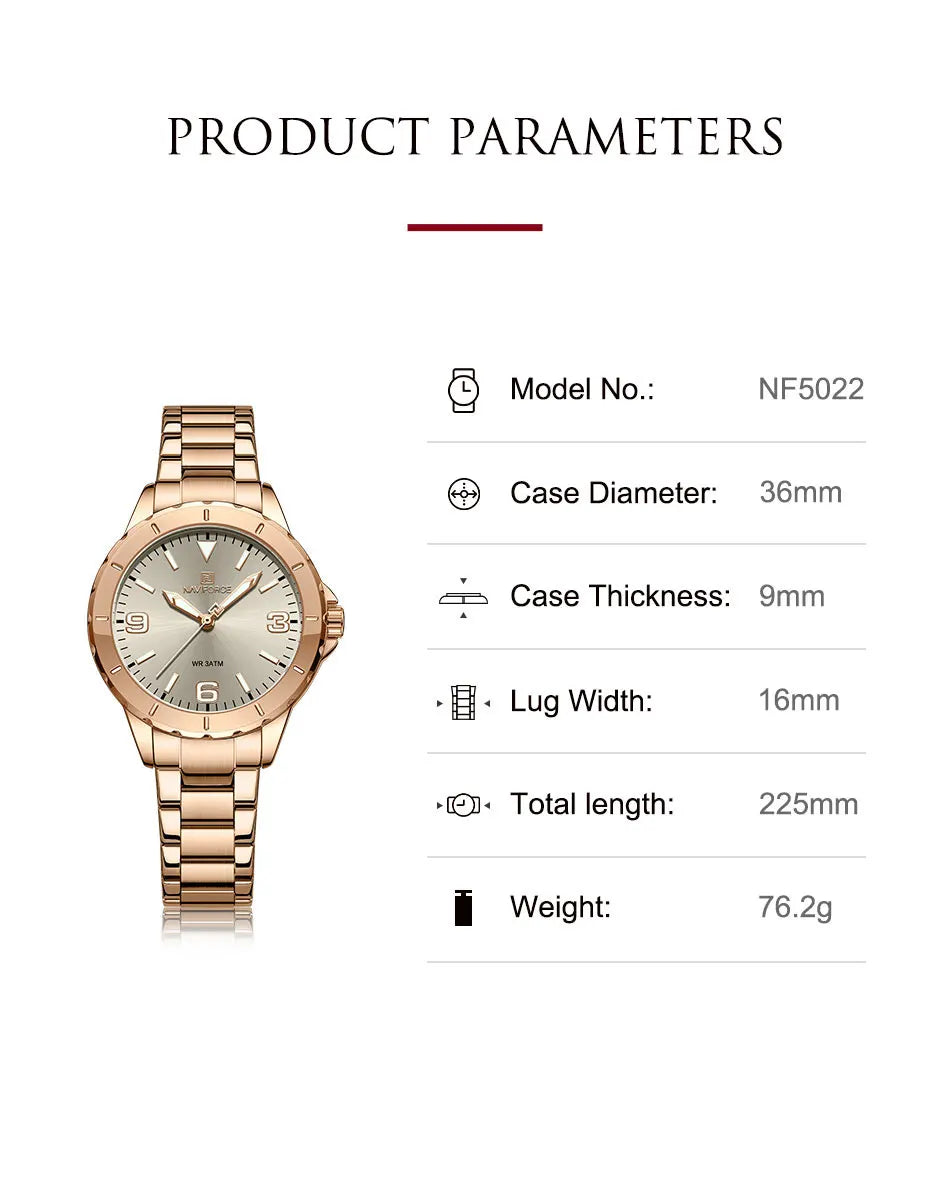 Wrist Watch Stainless steel Dress Quartz