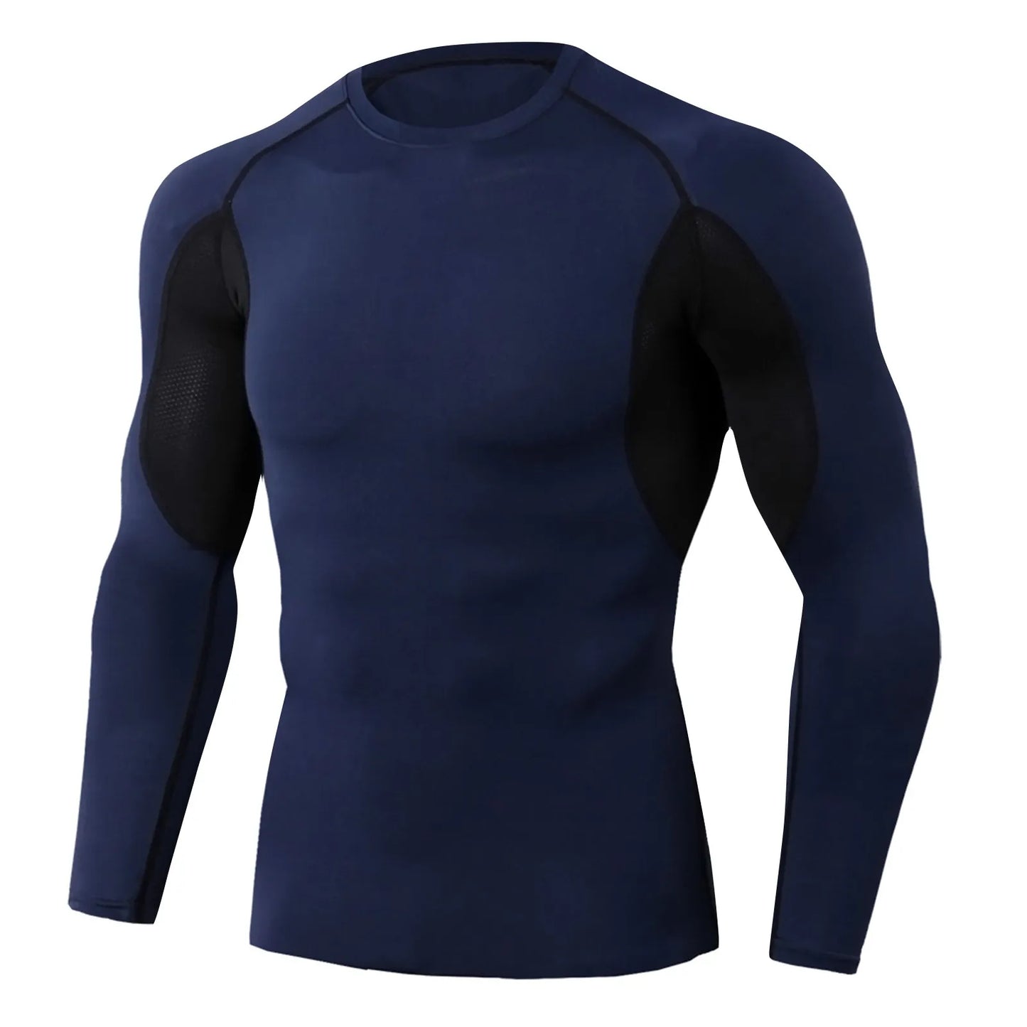 Men's Compression Under Layer Top Long Sleeve Sports - integrityhomedecor