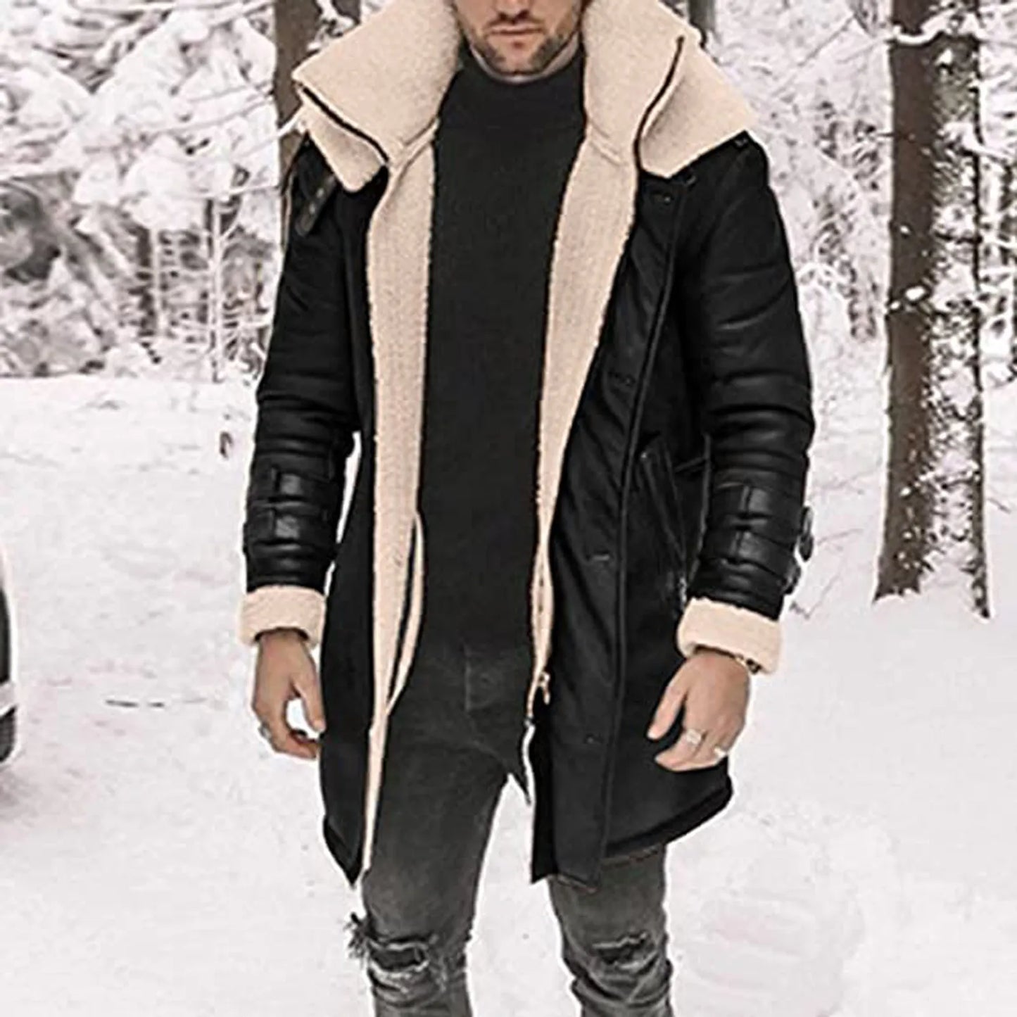 Men's jacket Coat Plush Thick Cardigan - integrityhomedecor