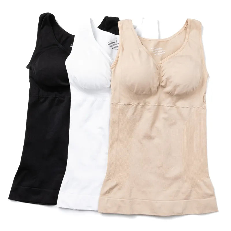Women Shaper Cami Bra Shapewear Tummy Control Compression Undershirt