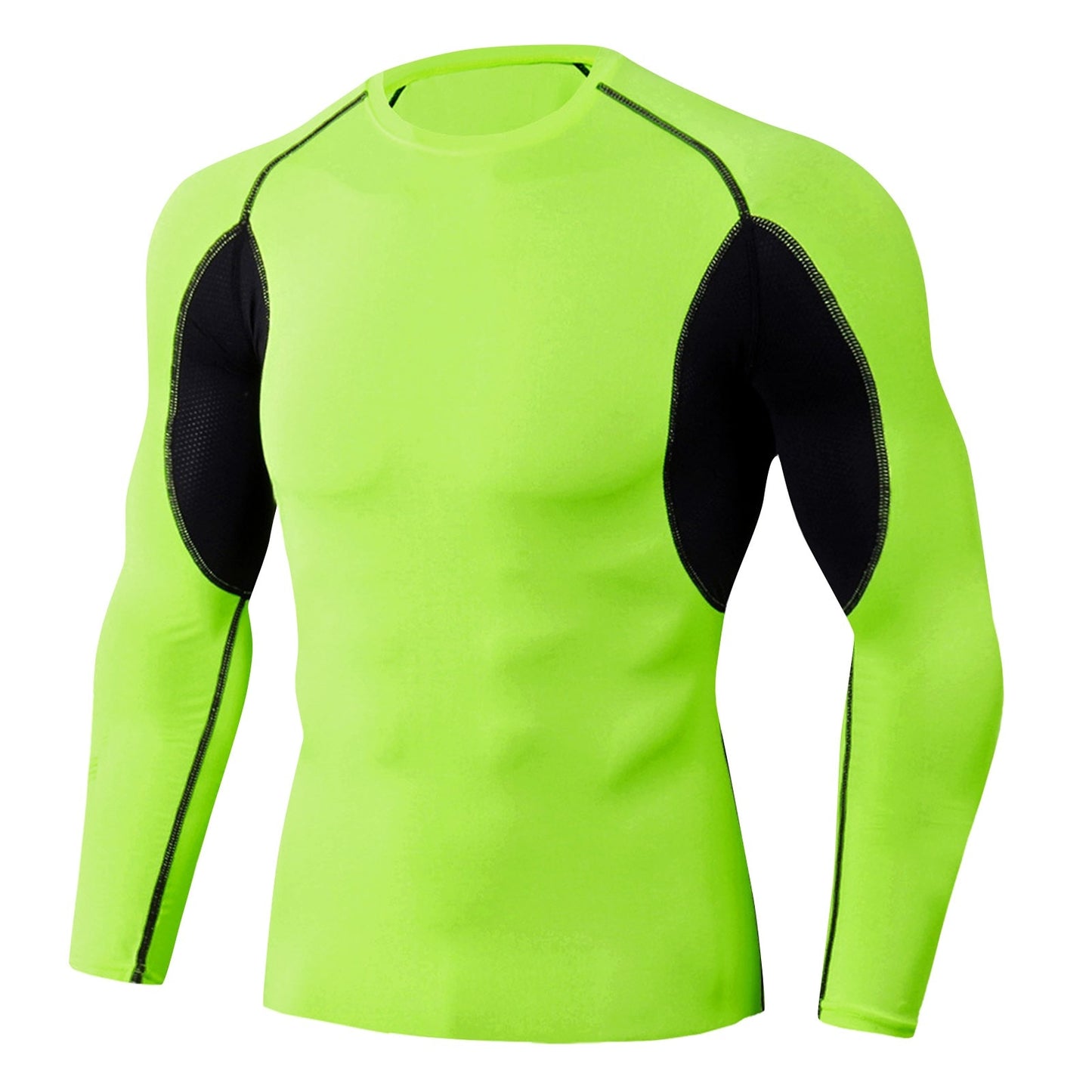 Men's Compression Under Layer Top Long Sleeve Sports - integrityhomedecor