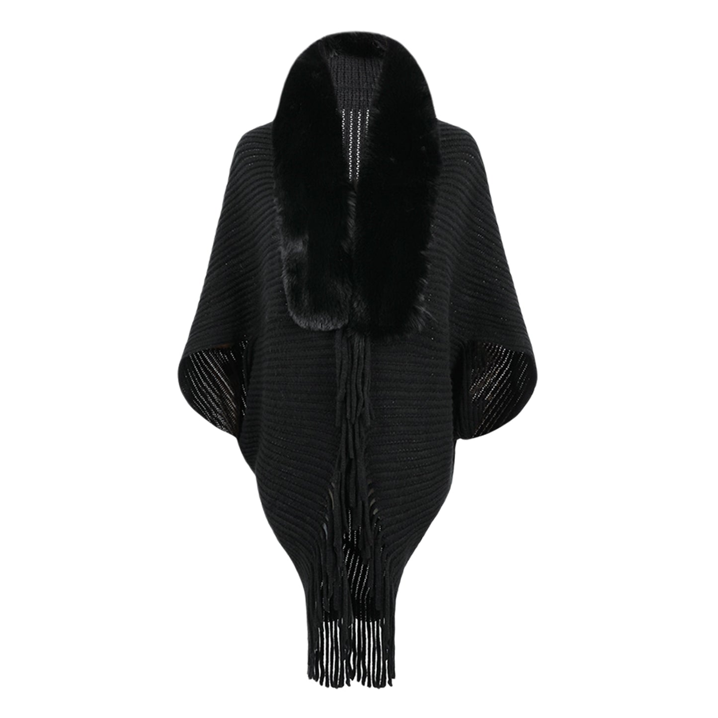 Women's Elegant Shawl V Neck Cardigan Knitted - integrityhomedecor