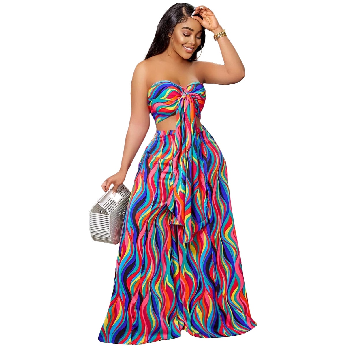Strapless Long Pants Set 2 Piece - integrityhomedecor