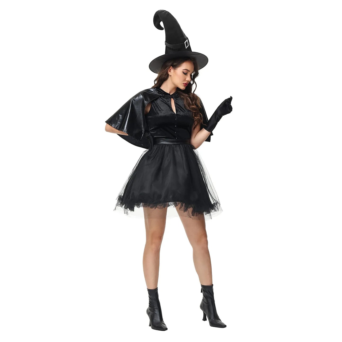 Ladies Halloween Witch Dress Costume - integrityhomedecor