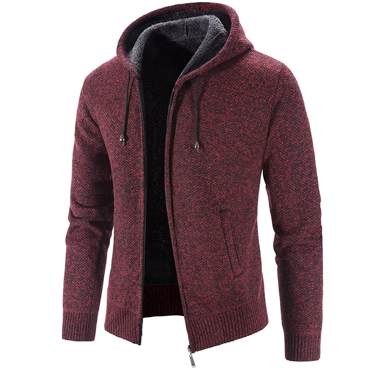 Men‘s jacket Hoodie Zipper Long Sleeve - integrityhomedecor