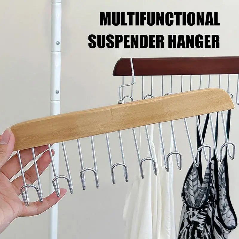 Women Bra Hanger Multifunctional Wooden - integrityhomedecor