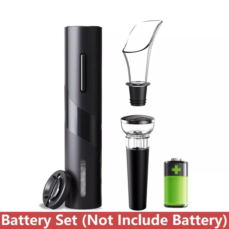 Electric Bottle Opener for Red Wine Foil Cutter Automatic Red Wine Openers Jar Opener Kitchen Accessories Gadgets Bottle Opener - integrityhomedecor
