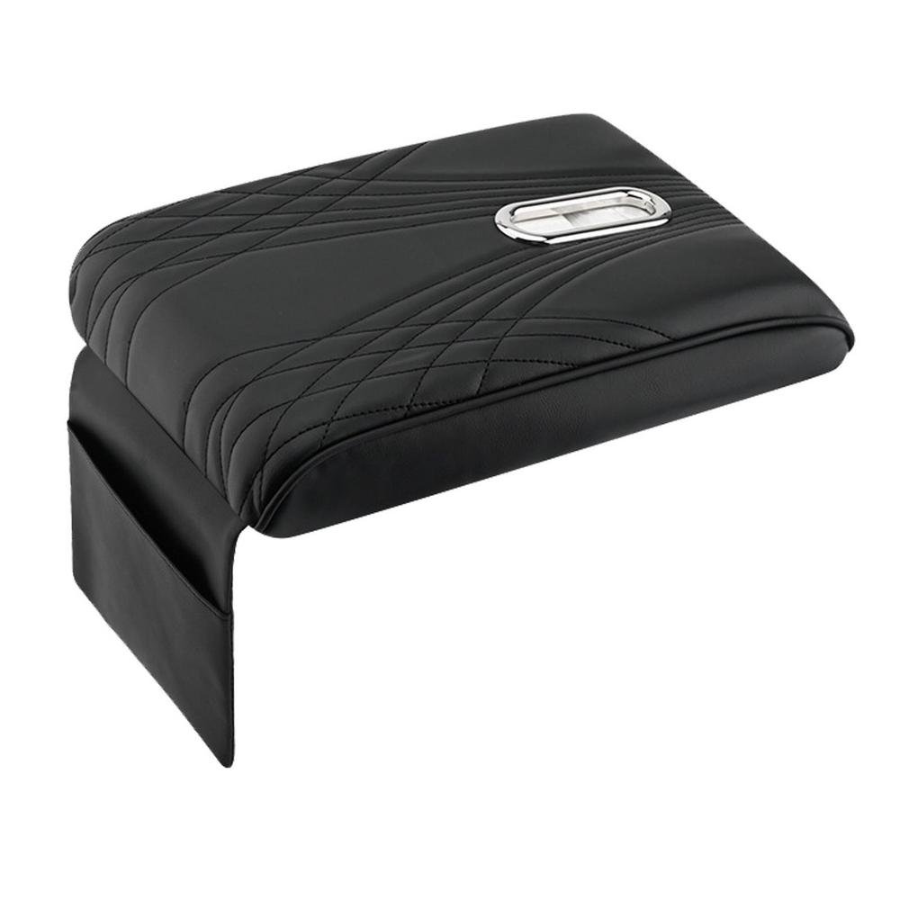 Auto Center Console Pad Car Armrest Elbow Pad Cushion Leather Soft Armrest Protector Pad Universal Fit For Vehicle Car Interior - integrityhomedecor