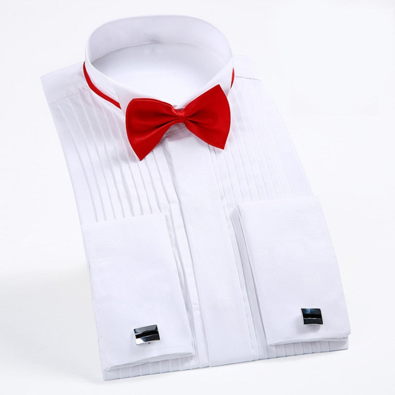 Men's French Cuff Tuxedo Shirt - integrityhomedecor