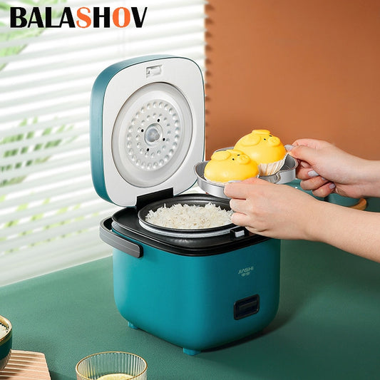 1.2L Smart Electric Rice Cooker Multifunctional Mini Pots Offers Non-Stick Cooking Home And Kitchen Appliance 220V With Steamer - integrityhomedecor