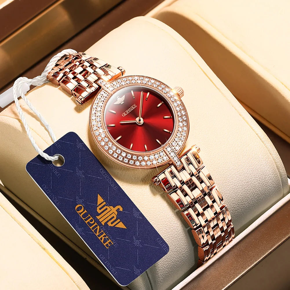 Quartz Watch Sapphire Mirror Alloy