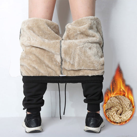 Men's Winter Sports Warm Sweatpants For Jogging Fleece Clothing Trousers - integrityhomedecor