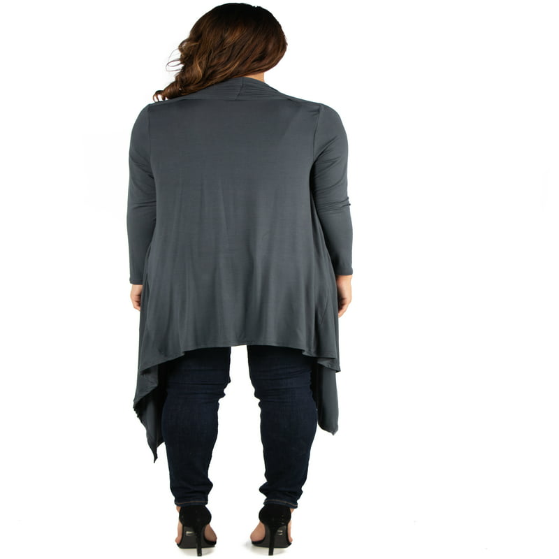 Women's Extra Long Open Front Cardigan - integrityhomedecor