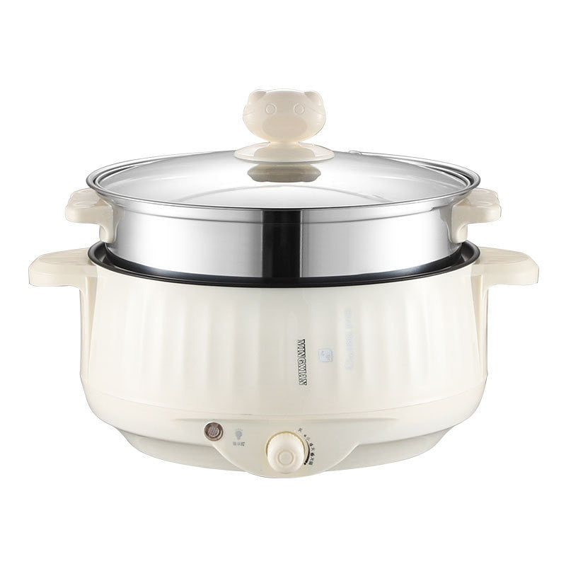 1.7L Electric MultiCookers Single/Double Layer 1-2 People Household Non-stick Pan Hotpot Noodles Rice Cooker Cooking Appliances - integrityhomedecor