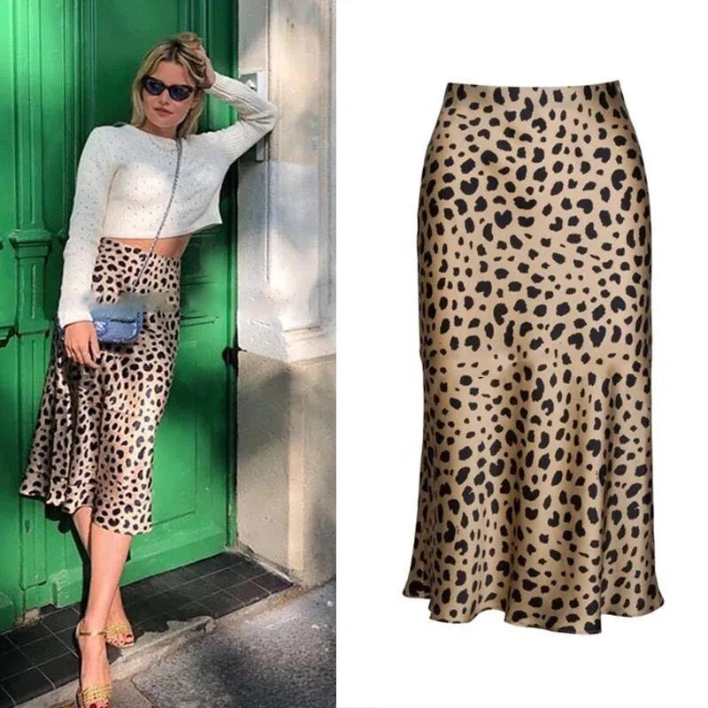 Sexy High Waist Leopard Print Half Skirt - integrityhomedecor