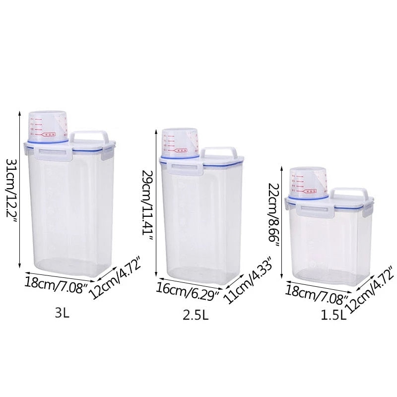 Sealed Food Container Transparent - integrityhomedecor