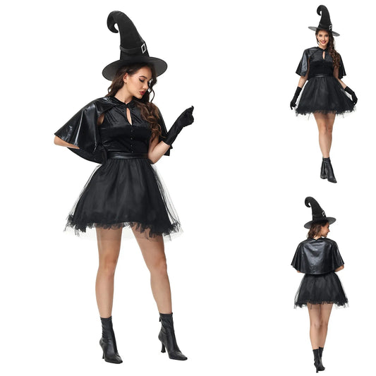 Ladies Halloween Witch Dress Costume - integrityhomedecor