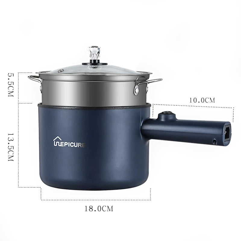 Electric Cooker Machine Non-stick Pan Single/Double Layer 1-2 People Rice Cooker 110V 220V Household Hot Pot Foy Home - integrityhomedecor