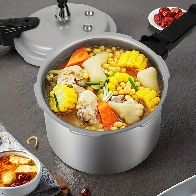 1pc, DOUBLE Pressure Cooker Aluminum